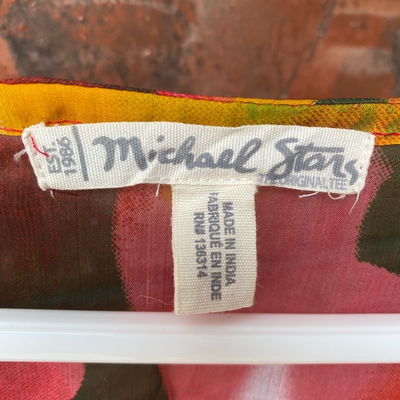 Michael Stars Colorful Swimsuit Cover Up One Size - Picture 7 of 7